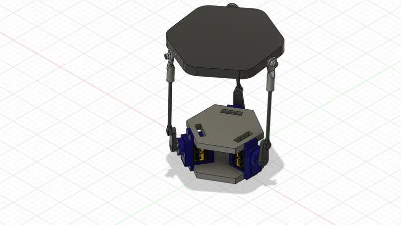 Design and control of a robotic payload stabilization mechanism for rocket flights